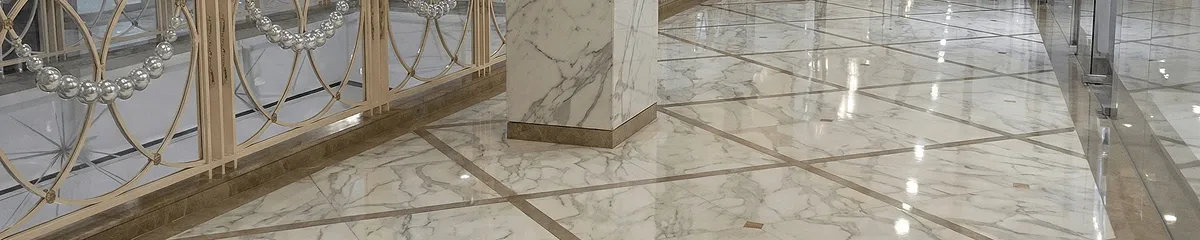 Beautiful marble floor professionally installed in Boca Raton, FL